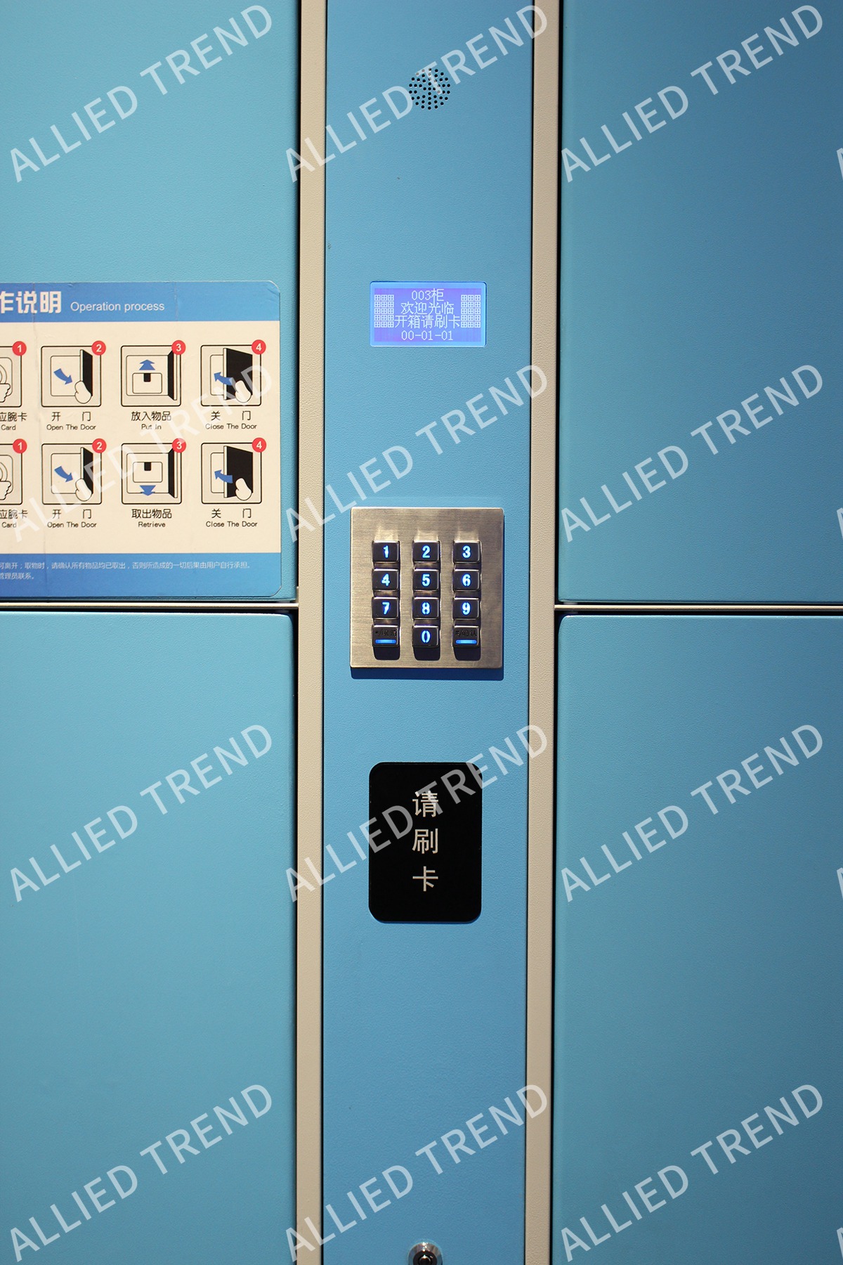 Magnetic Card lockers
