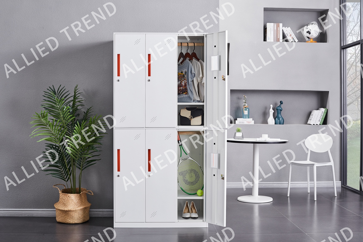 White Six-Door Wardrobes 12MM-WTW-D6