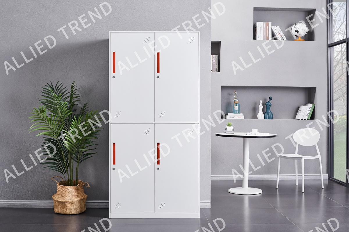 White Four-Door Wardrobes 12MM-WTW-D4